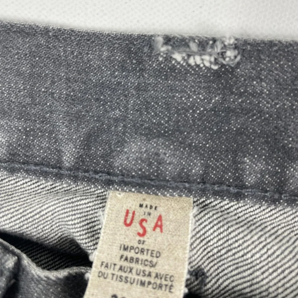 RRL Double RL Slim Fit Jeans Mens 30x26 Gray Medium Wash Japanese Selvedge Denim